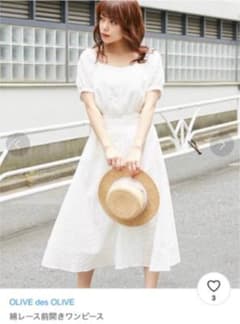 綿レース  ワンピースのサムネイル
