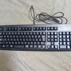 USB接続 フルサイズ日本語キーボード ブラックのサムネイル
