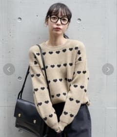 FREAK'S STORE 新品未使用ハート柄ニットのサムネイル