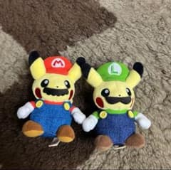 マリオピカチュウ ルイージピカチュウ マスコット マスコット