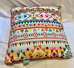 【北欧風】クッション 背もたれ 45×45cm タッセル付のサムネイル