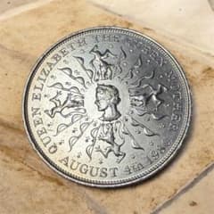 エリザベス女王生誕80歳記念クラウン（1980年発行） - メルカリ