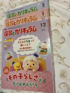 【中古】月刊 保育とカリキュラム 3冊セット（22年12月・23年1月・2月）冬のサムネイル