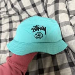 Stussy 帽子　バケットハット　グリーン　ミントグリーンのサムネイル