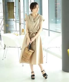 【mickeyS様専用】RAY BEAMS オープンカラーシャツワンピースのサムネイル