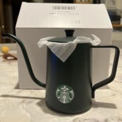 新品未使用⭐︎スターバックス　ホリデー2021 ケトル グリーン 550mlのサムネイル