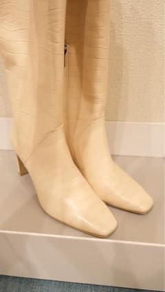 DIANA (ダイアナ) クロコ型押し ロングブーツのサムネイル