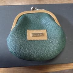 LANCEL グリーン レザー コインケースのサムネイル