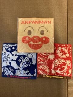 アンパンマン　タオルハンカチ　3枚セット★新品ありのサムネイル