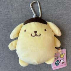 サンリオ ポムポムプリン ぬいぐるみリール付きパスケース