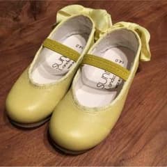 【ゆかぶ♡様専用】イエロー バレエシューズ 14㎝のサムネイル