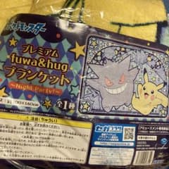 포켓몬 프리미엄 fuwa&hug 담요 피카츄 겐거