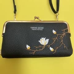 FOREVER SAVOUR ショルダーバッグ がま口 刺繍のサムネイル