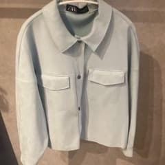 ZARA ライトブルー テーラードジャケット XXLのサムネイル