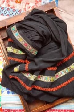 USA VINTAGE FOLKLORE SKIRT w/TYIROL TAPEのサムネイル