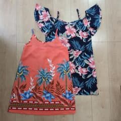 SHEIN　ガールズワンピース 2枚セットのサムネイル