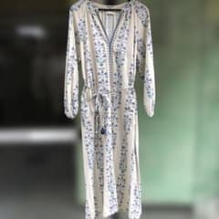 ne Quittez pas 花柄 ロングワンピースサイズM新品 - メルカリ