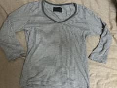 ストライプ 長袖 Tシャツのサムネイル