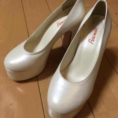 ウェディングシューズ23.5cm ヒール高12cmのサムネイル
