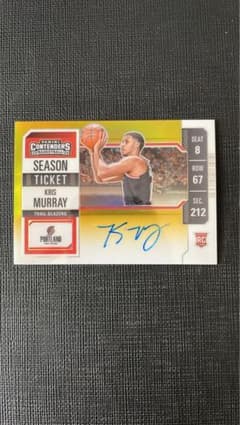 Kris Murray Panini 直筆サインカード /10のサムネイル