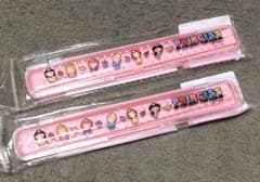신품 Disney 프린세스 젓가락 젓가락 상자 세트 2점 세트