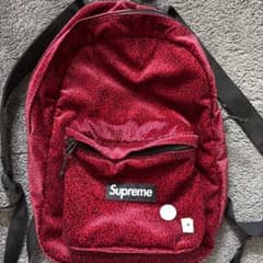 Supreme バックパック レッド レオパード柄　 swag Supreme バックパック レッド レオパード柄 swag - メルカリ