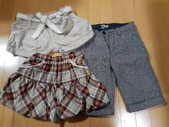 Gapパンツ　&　バルーンパンツ　&　ショートパンツ　160サイズのサムネイル