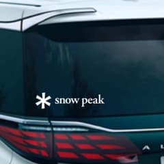 snow peak 車両用ロゴステッカーのサムネイル