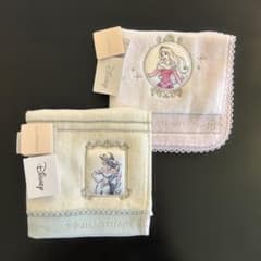 JILLSTUART 디즈니 프린세스 타올 손수건 2장 세트 [신품]