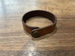 バーナー　BURNER レザー　ブレスレット　ブラウンのサムネイル