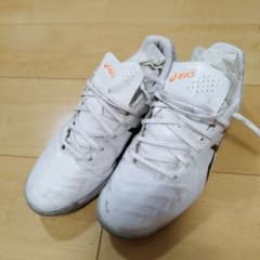 値下おまけ有写真asics サッカー トレーニングシューズ ホワイト25.5cmのサムネイル