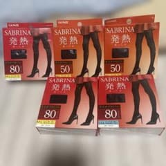 GUNZE SABRINA 発熱タイツ 50デニール 80デニール まとめ売りのサムネイル