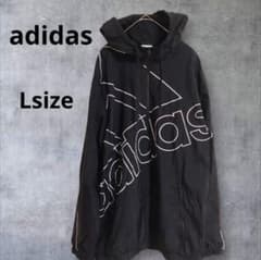 【美品】adidas アディダス ジャイアントロゴ ウインドブレーカー XL/Oのサムネイル