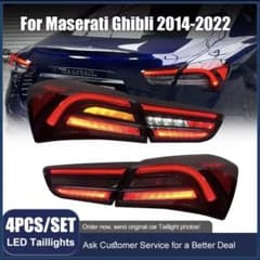 Maserati Ghibli 後期型社外LEDテールライト - メルカリ
