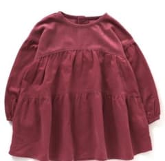 BREEZEブリーズ　異素材切り替えティアードチュニック　120cmのサムネイル