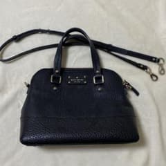 kate spade new york ブラック ショルダーバッグ レザーのサムネイル