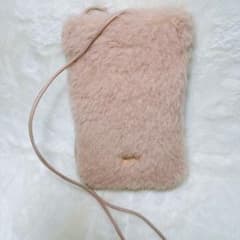 MAX MARA テディベア ショルダー ピンクベージュ スマホショルダー 