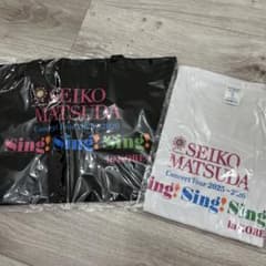 松田聖子★ 2026韓国ツアーTシャツ＆トートバッグセット 松田聖子 2026韓国コンサートツアー Tシャツ&トートバッグの通販 by