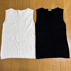ノースリーブニットトップスのサムネイル