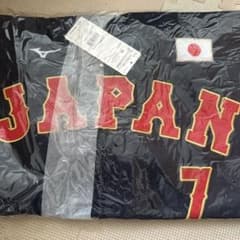中野拓夢　侍ジャパン　レプリカユニフォーム　Mサイズ　阪神タイガース バ*ド様 侍ジャパン 中野拓夢 レプリカユニフォーム Lサイズ 阪神