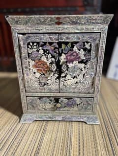 美品！ 螺鈿細工 蝶々 ジュエリーボックス 美品！ 螺鈿細工 蝶々 ジュエリーボックス