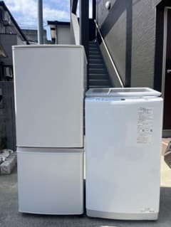 福岡市配送設置無料　三菱146L冷蔵庫、洗濯機セット 福岡市配送設置無料 冷蔵庫、洗濯機セット - メルカリ