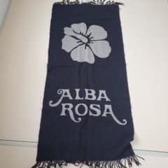 ALBA ROSA ハイビスカス柄 フリースブランケット ALBA ROSA ハイビスカス柄ストール ブランケット ※非売品レアモノです