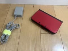 ニンテンドー3DS LL レッド×ブラック 本体 充電器付き 外箱なし動作確認済のサムネイル