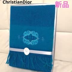 新品 Dior クリスチャンディオール CD ブランケット ひざ掛け毛布