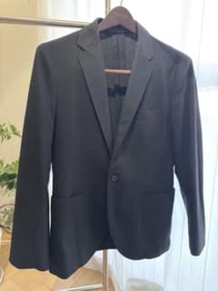 green label relaxing ウール調ブラックジャケット S