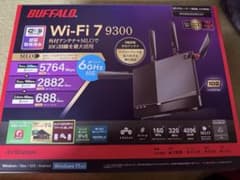 BUFFALO WXR9300BE6P Wifiルーター 新品未使用のサムネイル