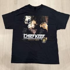 夢*島様 Chief Keef チーフ・キーフ Tシャツ ラップ ラッパー 黒