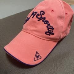 le coq sportif レディース ゴルフキャップ サーモンピンクのサムネイル