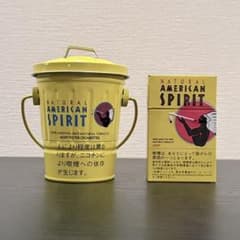 アメリカンスピリット（アメスピ）缶バケツ、シガレットケースのサムネイル